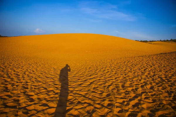 Phan Thiet Binh Thuan Vietnam Maio 2018 Red Sand Dunes — Fotografia de Stock