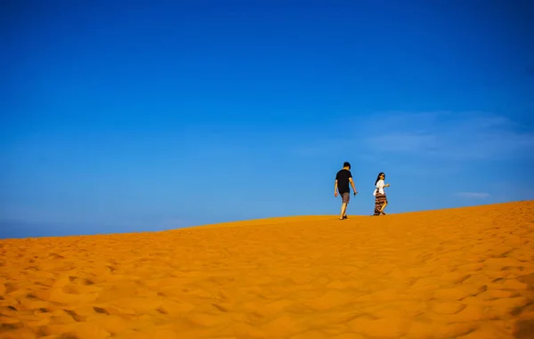 Phan Thiet Binh Thuan Vietnam Maio 2018 Red Sand Dunes — Fotografia de Stock