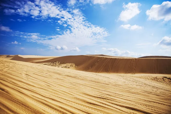 Sand Dunes Mui Group Roads Top Dunes Background Sunny Day — Stock Photo, Image