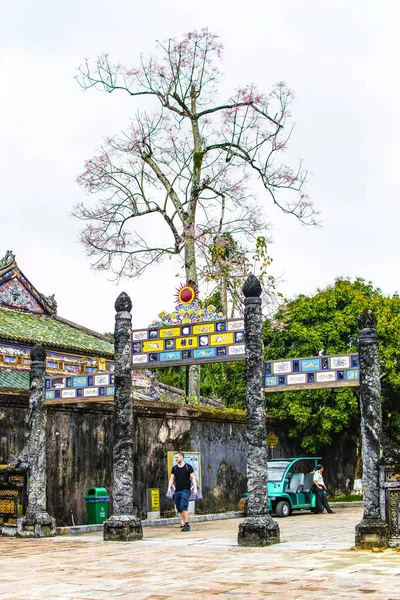 Hue Vietnam April 28Th 2018 Imperial Royal Palace Nguyen Dynasty — Stock Photo, Image