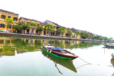 Hoi An, Quang Nam, Vietnam, 26 Nisan 2018: sabah Hoi bir antik kenti
