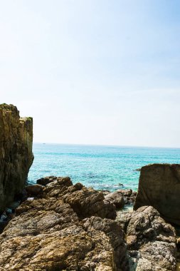 Quy Nhon, Vietnam 'daki Ky Co plajı.