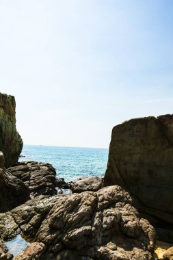 Quy Nhon, Vietnam 'daki Ky Co plajı.