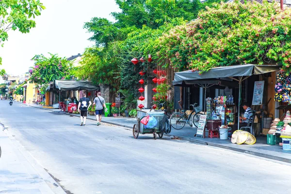 Hoi Quang Nam Vietnam Nisan 2018 Sokak Görünümü Eski Ile — Stok fotoğraf