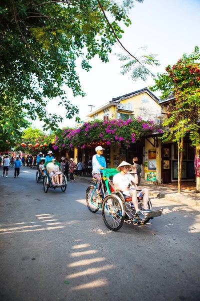 Hoi Quang Nam Vietnam April 2018 Straßenansicht Mit Alten Häusern — Stockfoto