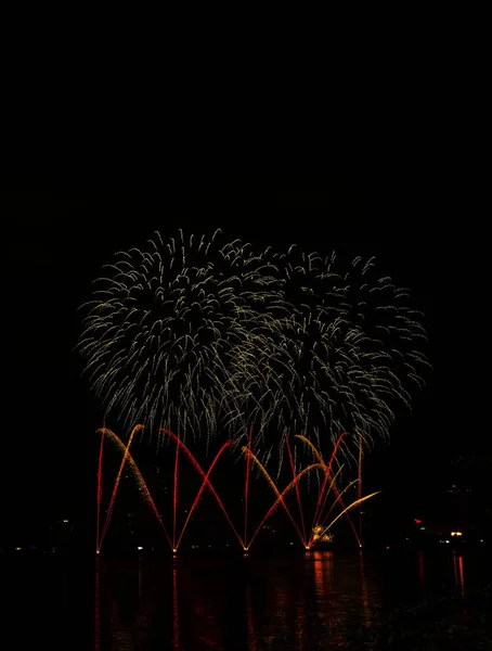 Nang Cidade Vietnã Abril 2018 Danang International Fireworks Competition Será — Fotografia de Stock