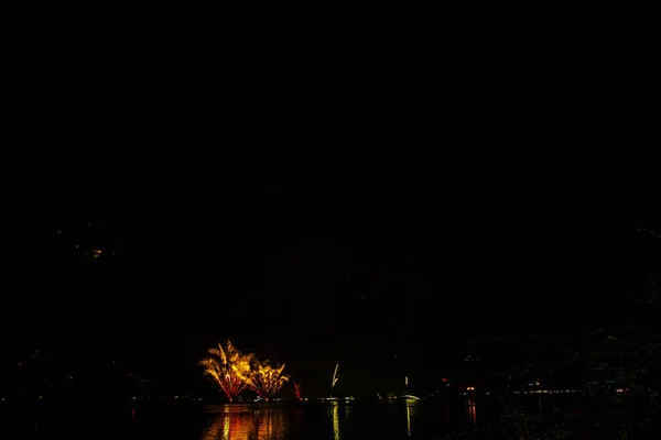 Fuegos Artificiales Honor Del Día Independencia —  Fotos de Stock