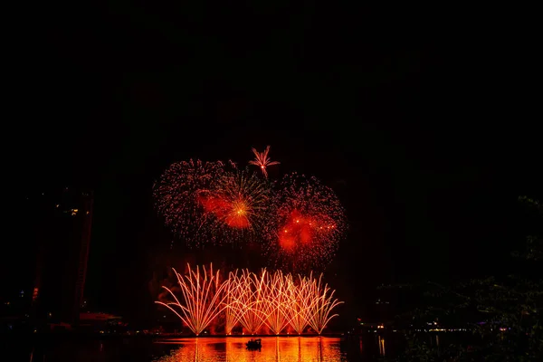 Fireworks Honor Independence Day — Stock Photo, Image