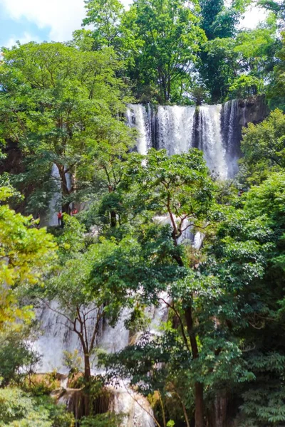 Esta Uma Cachoeira Agradável Moc Chau Província Son Vietnã — Fotografia de Stock