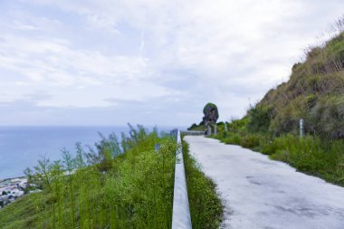 Ly oğlu Island, Quang Ngai, Vietnam güzel deniz manzarası