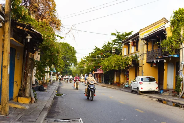 Hoi Quang Nam Vietnam September 2018 Beautiful Early Morning Street — Stock Photo, Image