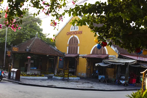 Hoi Quang Nam Vietnam Setembro 2018 Linda Manhã Cedo Rua — Fotografia de Stock