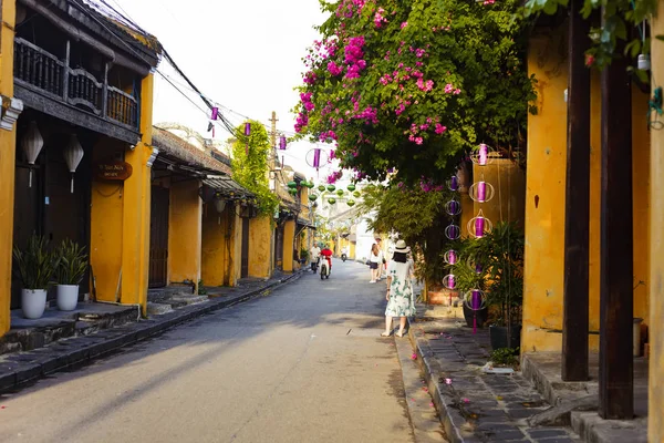 Hoi Quang Nam Vietnam September 2018 Beautiful Early Morning Street — Stock Photo, Image