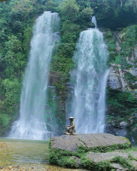 Tien Waterfall Vid Xin Man Giang Vietnam — Stockfoto