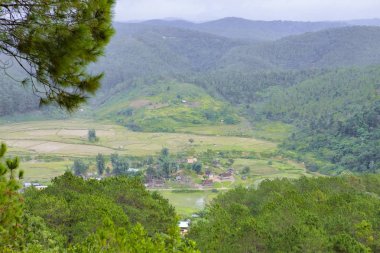 Kon Tum, Vietnam - November 24, 2018: Mang Den tourism area, Kon Tum Vietnam