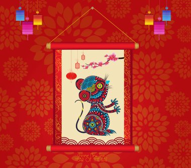  Mutlu yeni yıl sıçan 2020, Çin yeni yıl tebrik, Sıçan Yılı