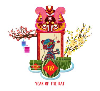  Mutlu yeni yıl sıçan 2020, Çin yeni yıl tebrik, Sıçan Yılı