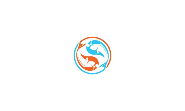 Fish Logo Icon Vector — Stock Vector