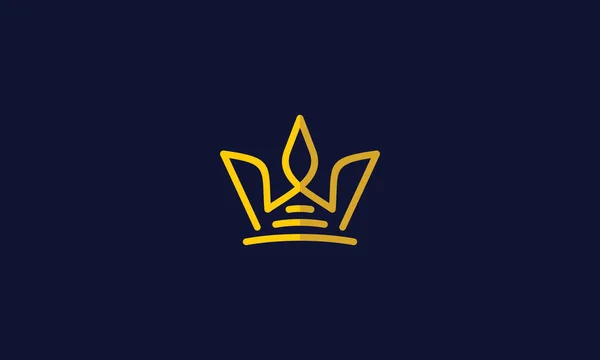 Вектор Иконки Логотипа Короны — стоковый вектор