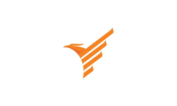 Phoenix Ícone Vetor Logotipo — Vetor de Stock