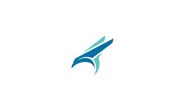Bird Logo Icon Vector Technology — Stock Vector
