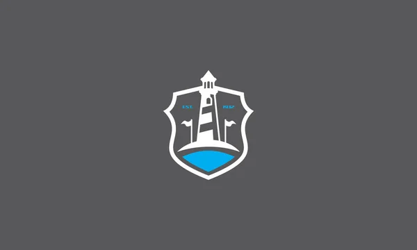 Vetor Ícone Logotipo Torre Golfe —  Vetores de Stock