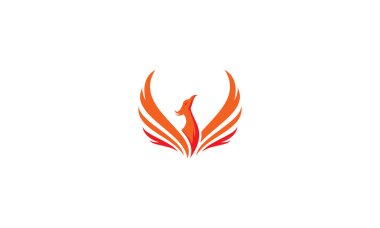 phoenix logo vektör simgesi