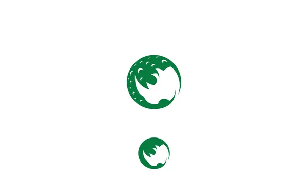 Ikona Logo Rhino Wektor — Wektor stockowy