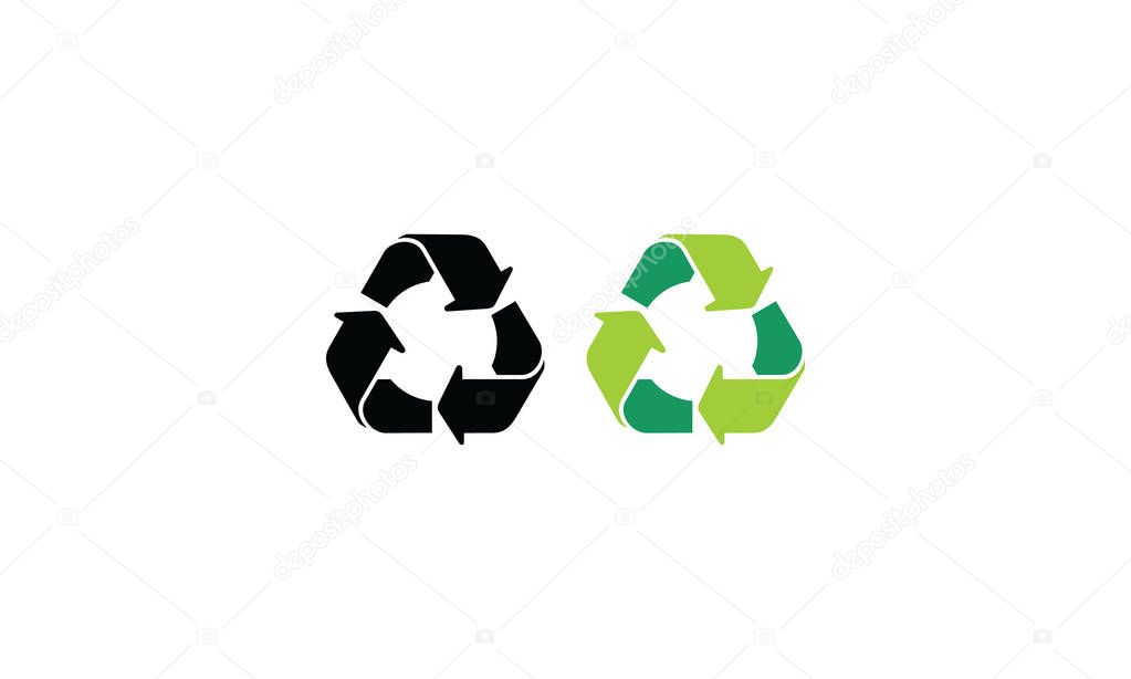 recycle symbol logo vector icon