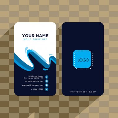 soyut çizgi teknolojisi iş kartı vektörü