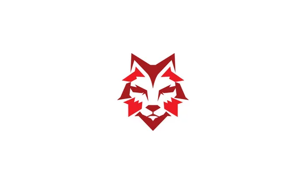 Fox Head Logo Icon Vector — Stock Vector