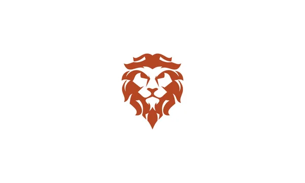 Lion Head Vintage Logo Icon Vector — Stock Vector
