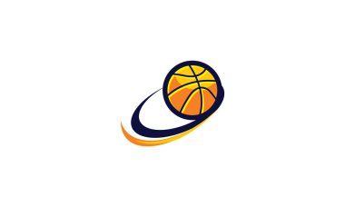 basketbol çekim logo vektör simgesi