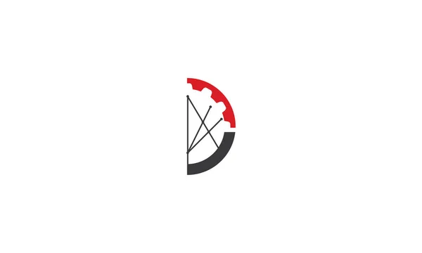 Astratto Comunicazione Vettoriale Icona Logo Tecnologia — Vettoriale Stock