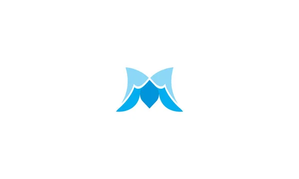Initiale Media Logo Vektor Symbol — Stockvektor