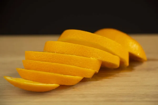 Fresh, sliced orange slices for lemonade