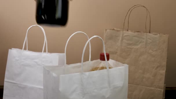 Una caja de rosquillas — Vídeos de Stock