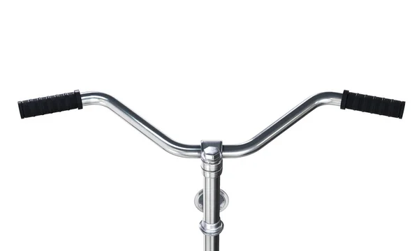 White online bike handlebars