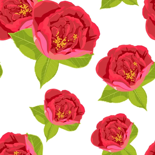 Fleurs Printanières Été Couleur Vintage Fond Floral Motif Sans Couture — Image vectorielle