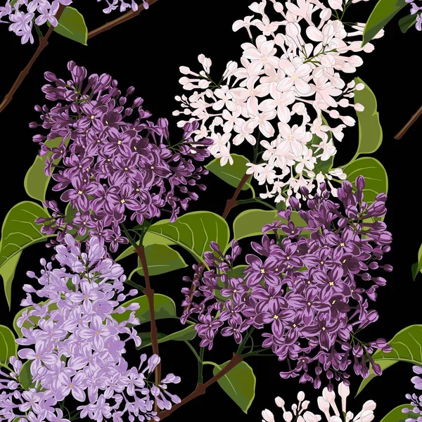 Illustration Vectorielle Magnifiques Fleurs Motif Fond — Image vectorielle