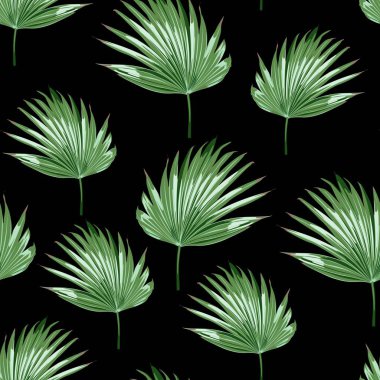 güzel yaz tropikal çiçek desen arka plan vektör illüstrasyon