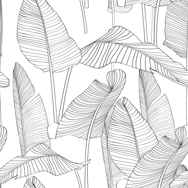 Ilustração Vetorial Verão Bonito Padrão Floral Tropical Fundo — Vetor de Stock