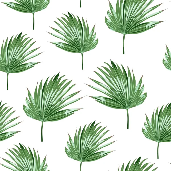 Vector Ilustración Fondo Hermoso Patrón Floral Tropical Verano — Vector de stock