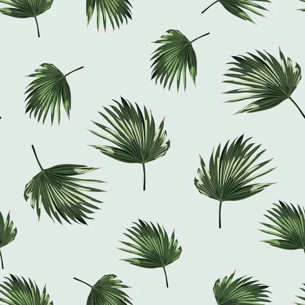 Illustration Vectorielle Beau Fond Floral Tropical Été — Image vectorielle