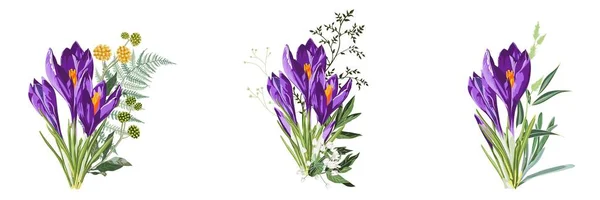 Illustration Vectorielle Magnifiques Fleurs Motif Fond — Image vectorielle