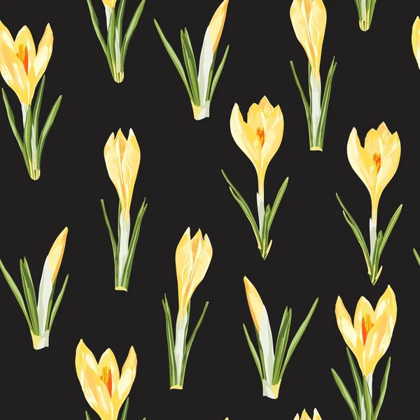 Vector Illustratie Van Mooie Bloemen Patroon Achtergrond — Stockvector