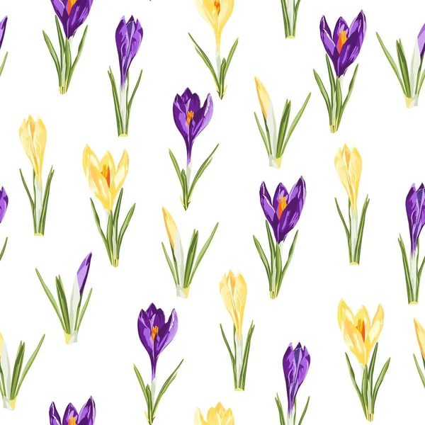 Vektor Illustration Von Schönen Blumen Muster Hintergrund — Stockvektor