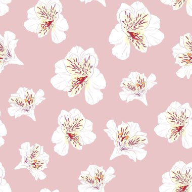 güzel çiçek desen arka plan vektör illüstrasyon