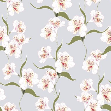 güzel çiçek desen arka plan vektör illüstrasyon