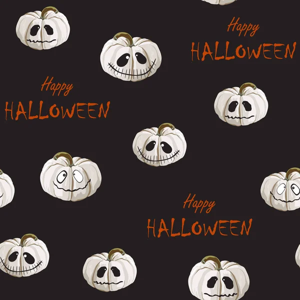 Ilustración Vectorial Fondo Brillante Patrón Halloween — Vector de stock